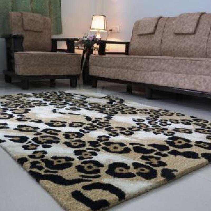 Leopard Luxe Animal Print Rug 12