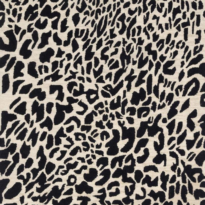 Bold Leopard Print Modern Area Rug 75