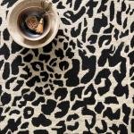 Bold Leopard Print Modern Area Rug 75