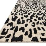 Bold Leopard Print Modern Area Rug 75